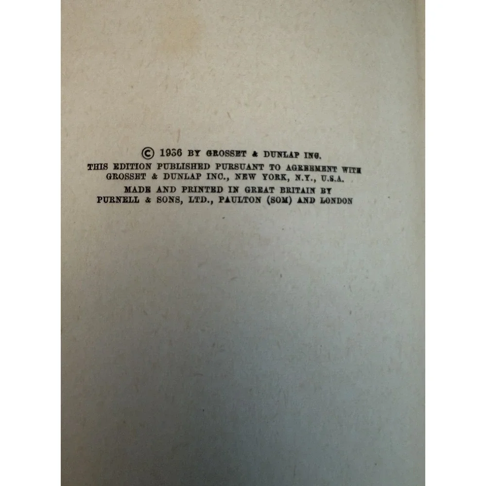 Vintage 1936 The Lone Ranger Hardcover Book - Rare UK Edition Purnell & Sons